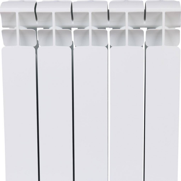 Биметаллический радиатор RIFAR BASE 500, 5 секций, боковое подключение, белый