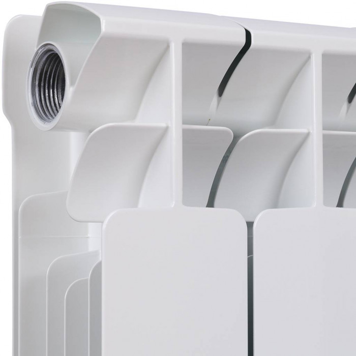 Биметаллический радиатор RIFAR BASE 500, 5 секций, боковое подключение, белый
