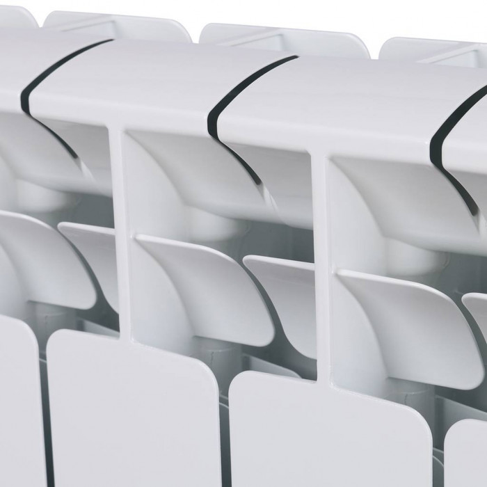 Биметаллический радиатор RIFAR BASE 500, 5 секций, боковое подключение, белый