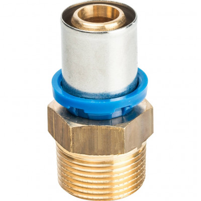 Prandelli Multyrama 509.01.62.0 Prandelli Multyrama Муфта с нар.рез. (20х2,0)х3/4 профиль H,TH,U для металлопластиковых труб прессовой