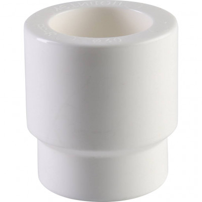 Политэк 40х25 Муфта переходная внутр./наруж. для полипропиленовых труб под сварку (цвет белый)