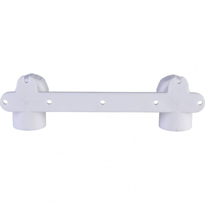 Политэк 20х1/2 Настенный комплект с наружной резьбой для смесителя для полипропиленовых труб под сварку (цвет белый)