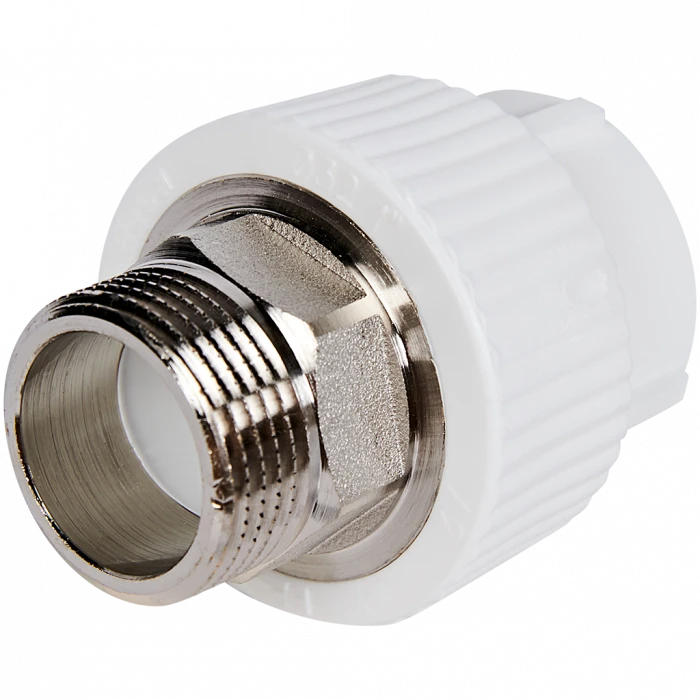 Муфта комбинированная Pro Aqua d= 32-1 PP-R под ключ НР Белая