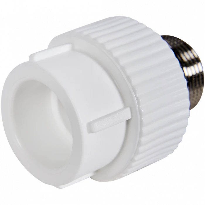 Муфта комбинированная Pro Aqua d= 32-1 PP-R под ключ НР Белая