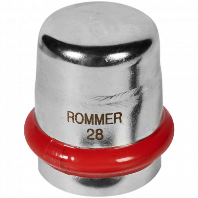 ROMMER RSS-0025-000028 Заглушка, 28, из нержавеющей стали прессовой