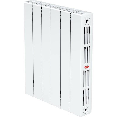 Биметаллический радиатор RIFAR SUPReMO VENTIL 500, 14 секций, нижнее правое подключение, белый
