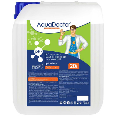 AquaDoctor pH Minus жидкий 20 л (Серная 35%)