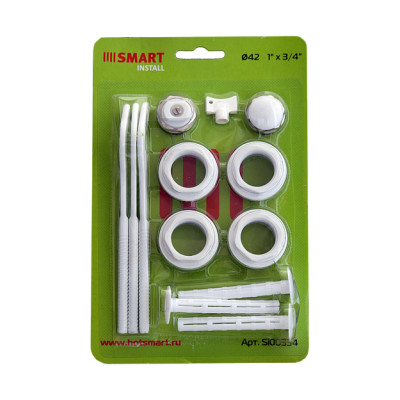 Комплект монтажный SMART Install для радиаторов 1&quot;х3/4&quot; 3 кронштейна