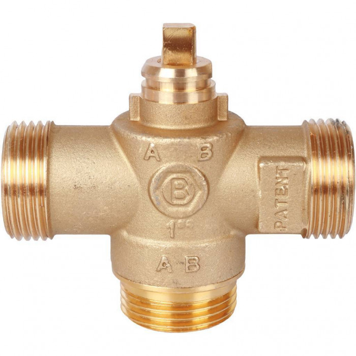 STOUT 3-Ходовой зональный клапан, сервопривод 230V, с кабелем 1м., НР 1"