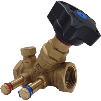 Эффективный Инжиниринг STAD.BY с дренажем Клапан балансировочный ручной STAD с дренажем,внутр резьба,DN15,Kvs=2,97м3/ч,,материал корп-латунь STAD.BY-1-15