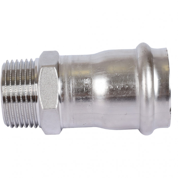 Sanha 9243G пресс-фит. нерж.сталь, ниппель перех.ВПр-НР, 35x1