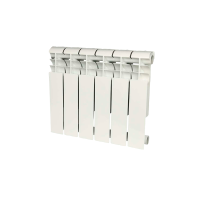 Алюминиевый радиатор Global ISEO 350 350, 6 секций, боковое подключение, белый