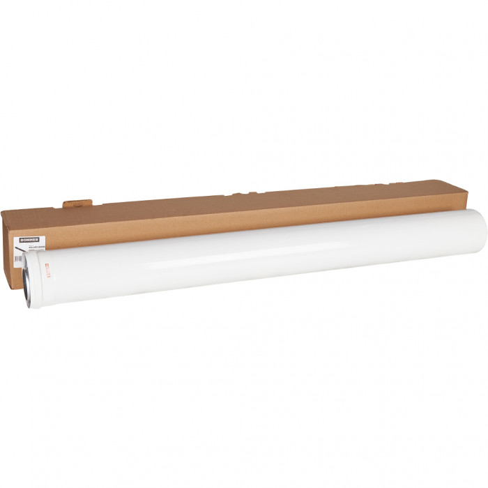 ROMMER RCA-6010-001000 Удлинитель дымохода коакс. раструбн. 60/100 L 1000