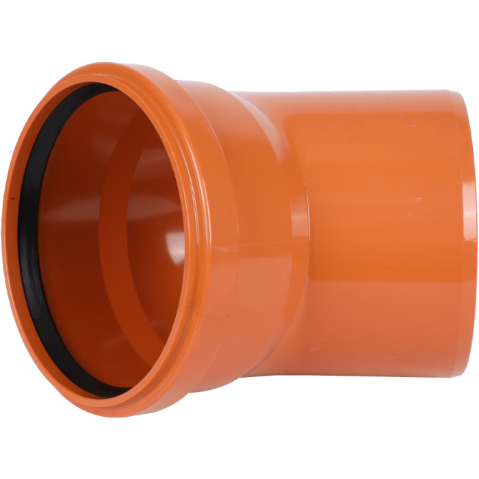 Отвод Sinikon D160 x 45° для нар. канализации
