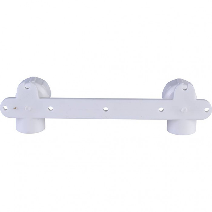 Политэк 25х1/2 Настенный комплект с наружной резьбой для смесителя для полипропиленовых труб под сварку (цвет белый)