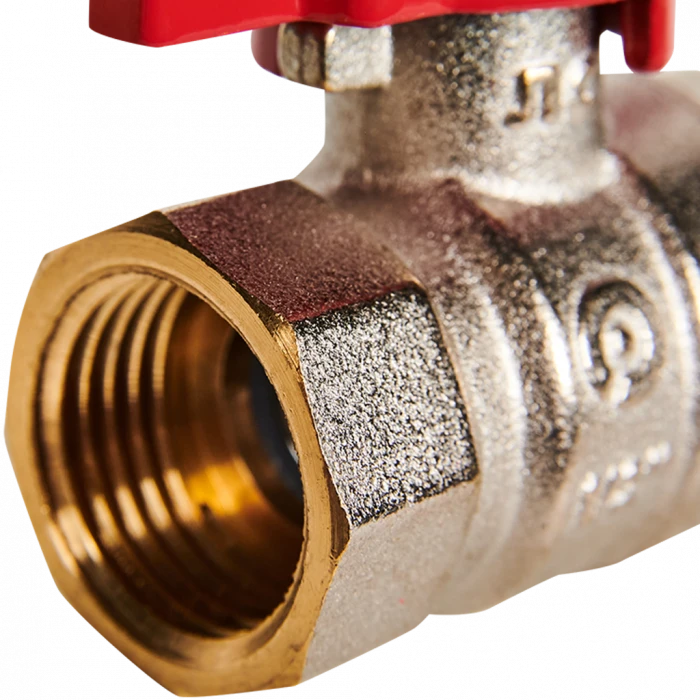 Кран шаровой ROMMER ВР/ВР, ручка бабочка 1/2