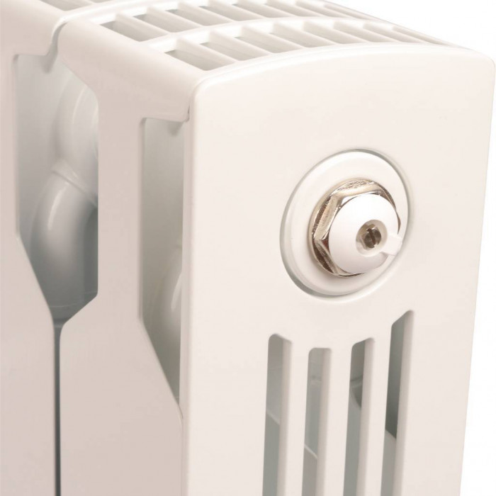 Биметаллический радиатор RIFAR SUPReMO VENTIL 350, 8 секций, нижнее правое подключение, белый