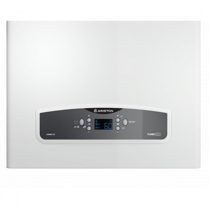Настенный газовый котел Ariston CARES XC 18 FF NG, турбированный, двухконтурный