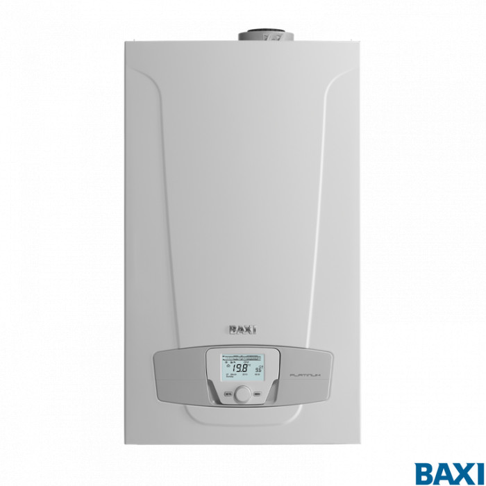 Настенный газовый котел Baxi LUNA Platinum Plus 33 GA (28 кВт), конденсационный, двухконтурный