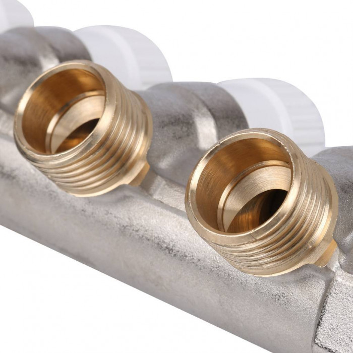 STOUT Коллектор распределительный 3/4", 4 отвода 1/2"