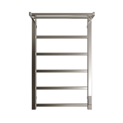 STOUT  SHQ-J1QQ-F08050 STOUT полотенцесушитель электрический JAZZ quadro 80*50 Полированный с полкой