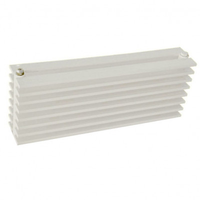 Стальной трубчатый радиатор KZTO (КЗТО) Параллели Г2-750-8 шаг 25мм, 8 секций, нижнее подключение