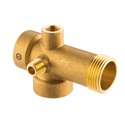 Пятиходовой переходник для насосной станции MVI 1&quot; x 1&quot; x 1&quot; x 1/4&quot; x 1/4&quot; x 92 mm