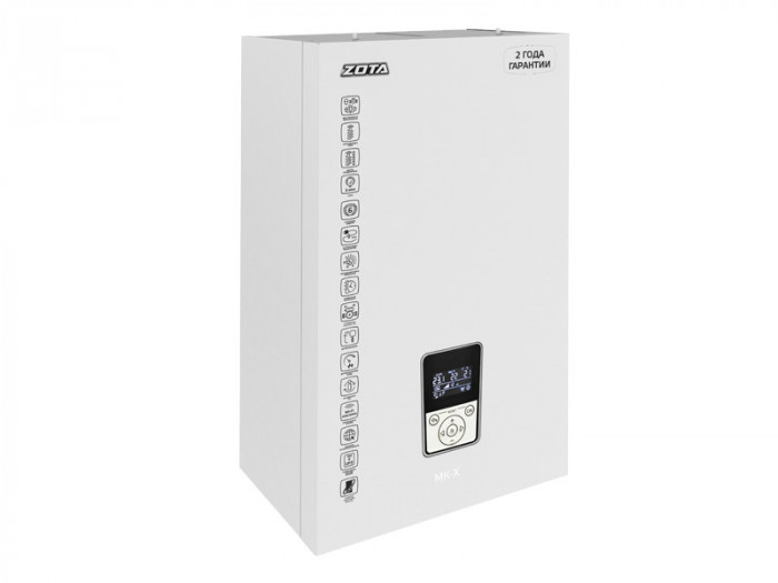 Миникотельная-SET ZOTA MK-X 15 кВт (котел + клапан ГВС ZOTA BPV + ZONT SMART 2.0 + OpenTherm DIN), одноконтурный