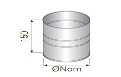 Адаптер внешний-внешний д. 130 P+