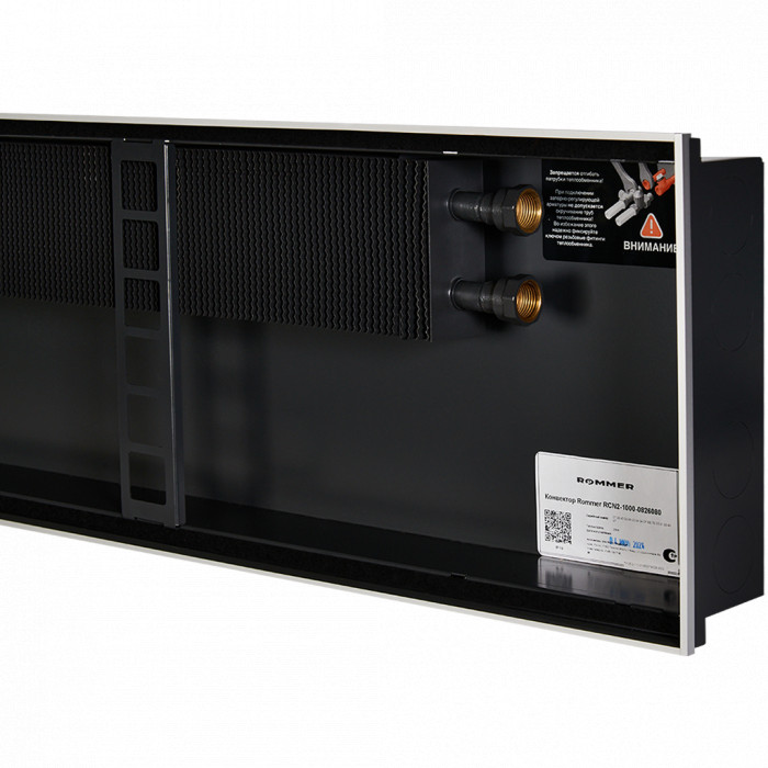 ROMMER RCN2-1000-0826080 ROMMER Конвектор внутрипольный RCN 80.260.800 (Решётка роликовая, анодированный алюминий)