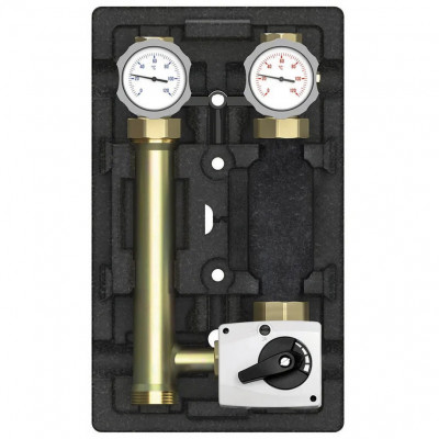 Насосная группа Meibes MK 1”, смесительная, без насоса, в комплекте с сервоприводом