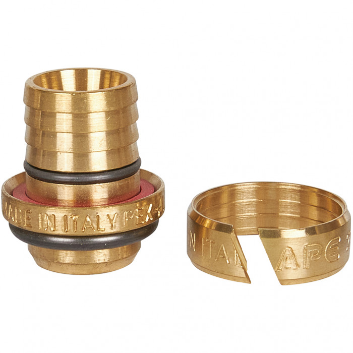 Тройник STOUT настенный с креплением для металлопластиковых труб винтовой