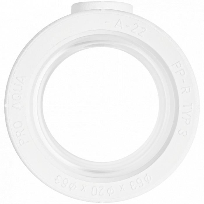 Pro Aqua PA14560P Pro Aqua d= 63-20-63 PP-R Тройник переходной Белый