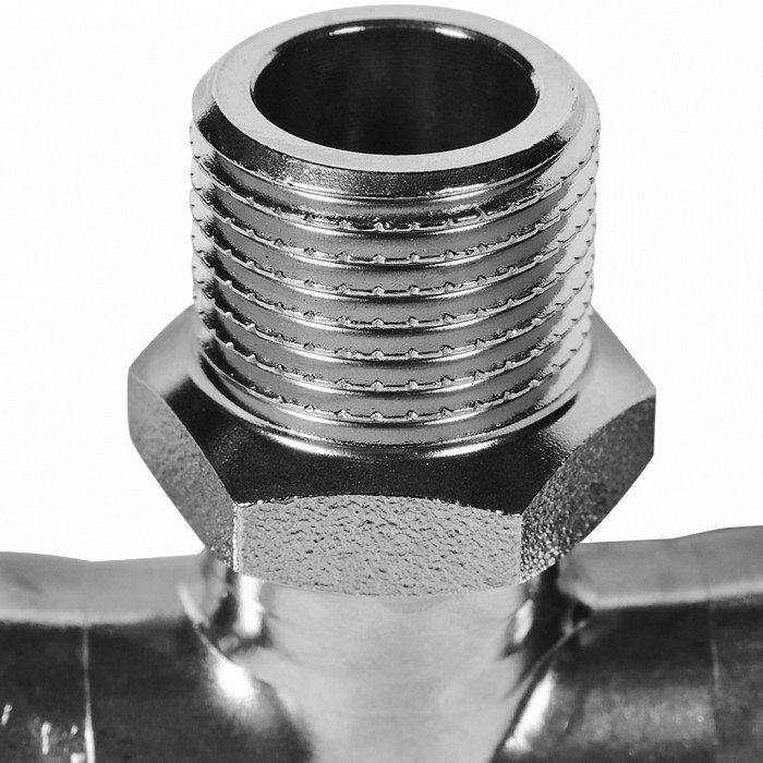 ROMMER RSS-0016-001812 ROMMER Тройник-переходник-НР, 18х1/2, из нержавеющей стали прессовой