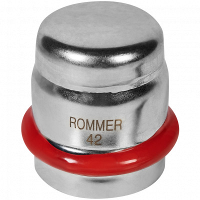 ROMMER RSS-0025-000042 Заглушка, 42, из нержавеющей стали прессовой