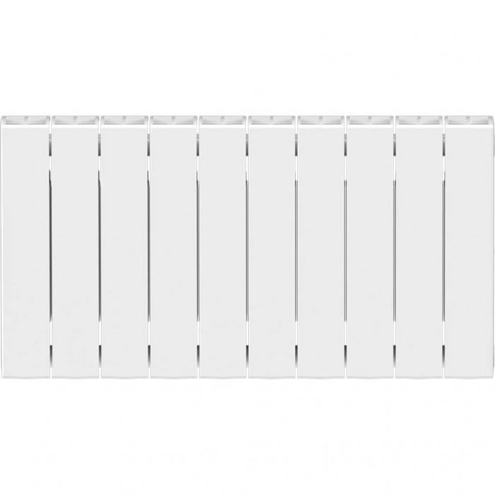 Биметаллический радиатор RIFAR SUPReMO VENTIL 350, 10 секций, нижнее правое подключение, белый