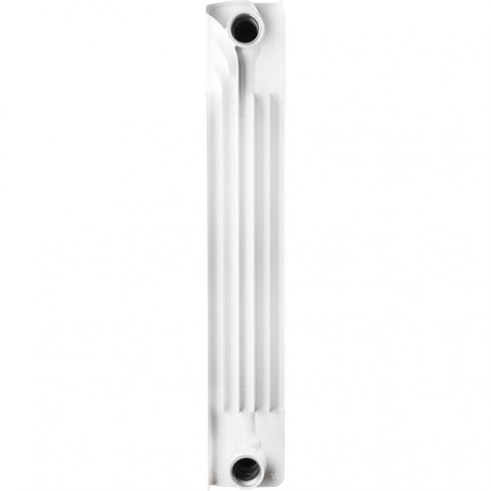 Биметаллический радиатор STOUT Space 500, 12 секций, боковое подключение, белый