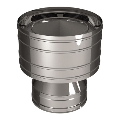 Дефлектор D200/400, изоляция 100 мм, AISI 321/304 (Вулкан)