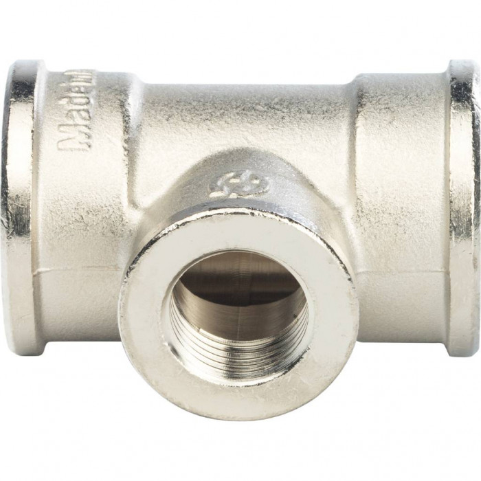 STOUT Тройник ВВ переходной никелированный 1 X1/2X1