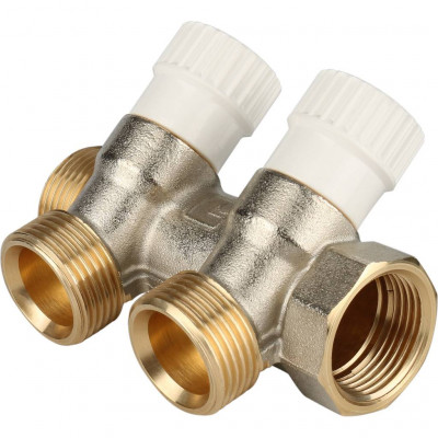 STOUT Коллектор распределительный 3/4&quot;, 2 отвода 3/4&quot;ЕК