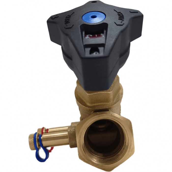 Клапан балансировочный Эффективный Инжиниринг STAD DN25 PN16 ручной с дренажем