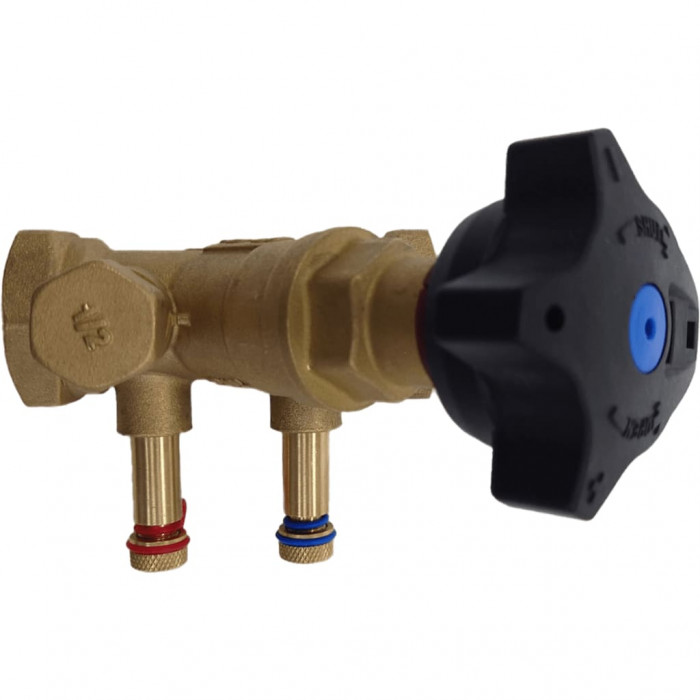 Клапан балансировочный Эффективный Инжиниринг STAD DN25 PN16 ручной с дренажем