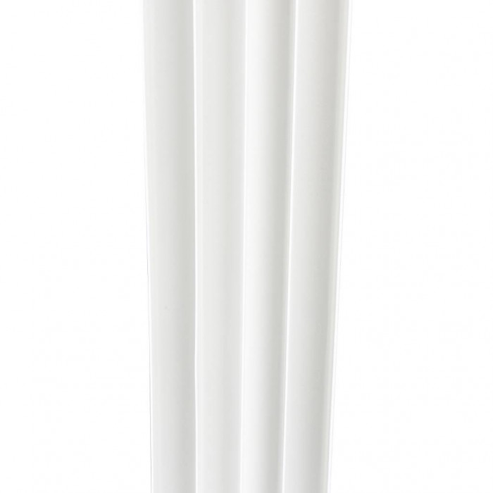 Алюминиевый радиатор STOUT Bravo 500, 13 секций, боковое подключение, белый