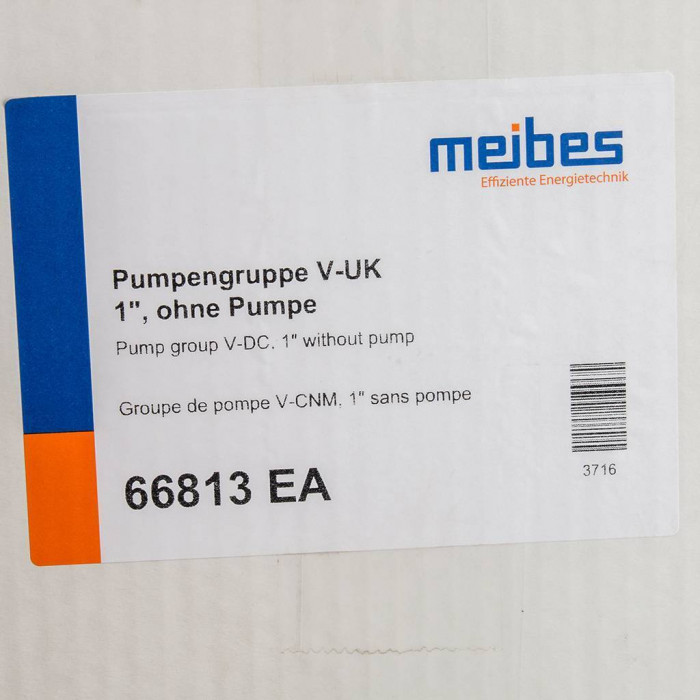 Насосная группа Meibes V-UK 1 без насоса, без смесителя, подающая линия слева