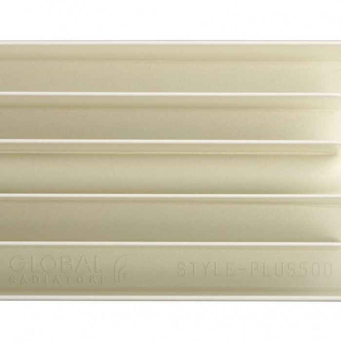 Биметаллический радиатор Global STYLE PLUS 500, 6 секций, боковое подключение, белый