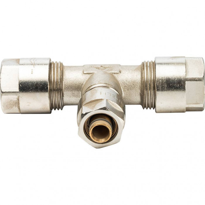 Тройник переходной Prandelli Multyrama (20.2х16.2х20.2) для металлопластиковых труб винтовой