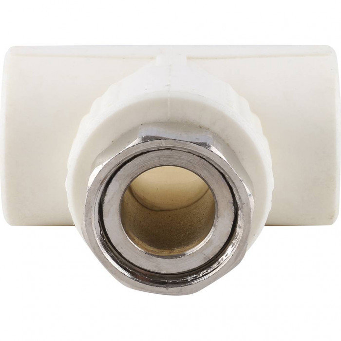 Kalde Тройник комбинированный с накидной гайкой 20х3/4