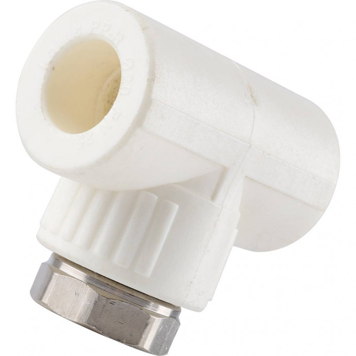 Kalde Тройник комбинированный с накидной гайкой 20х3/4