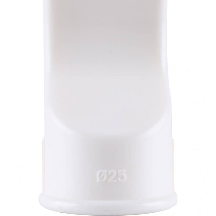 Обводное колено Kalde d=25 для полипропиленовых труб под сварку (цвет белый)