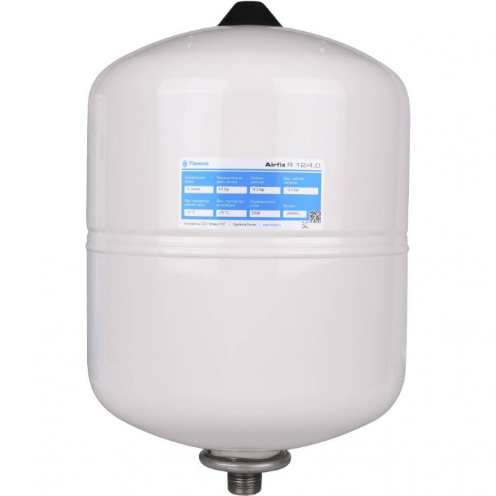 Расширительный мембранный бак для систем водоснабжения Flamco Airfix R 12